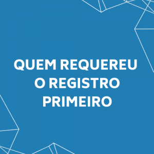 quem registrou primeiro